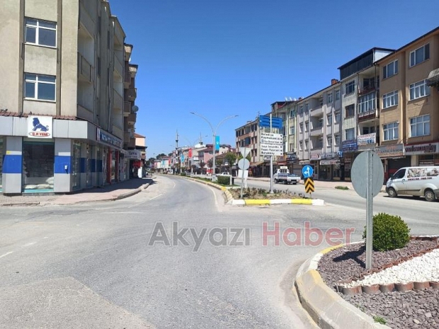 Akyazı sessizliğe büründü