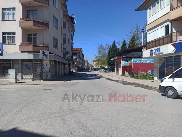 Akyazı sessizliğe büründü
