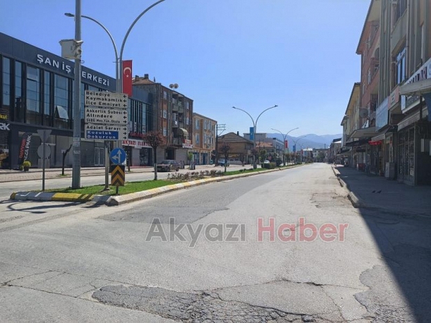 Akyazı sessizliğe büründü