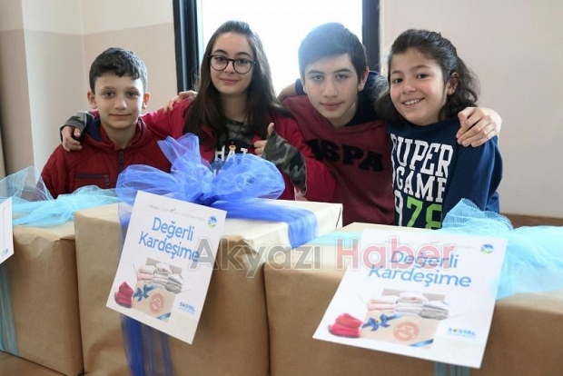 Akyazı SGM öğrencilerinden Değerli Kardeşime projesi 