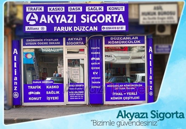 Akyazı Sigorta Yeni Adresinde Hizmetinizde