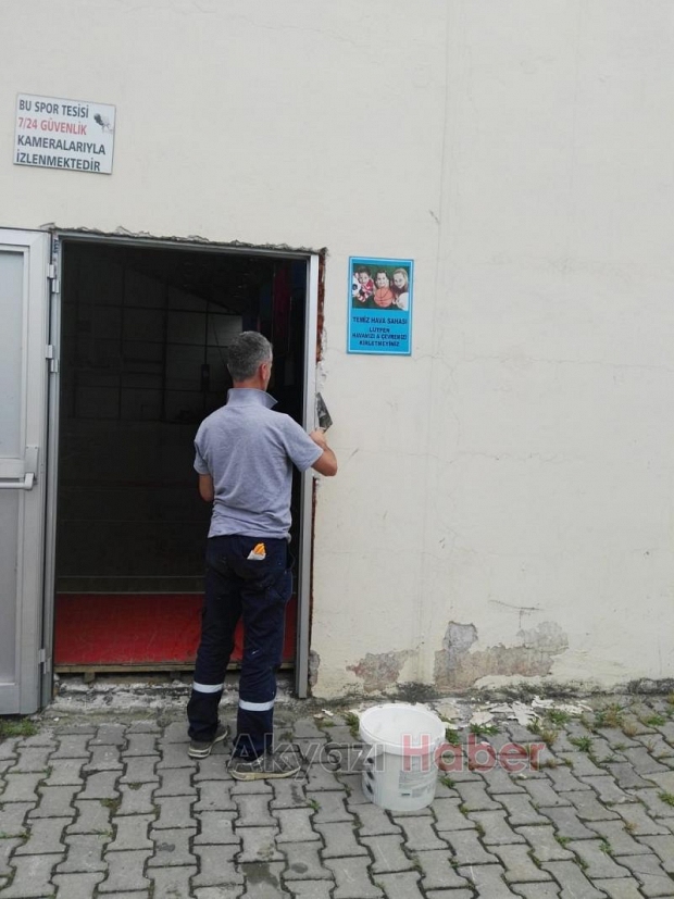 Akyazı Stadyumu ve Atatürk Spor Salonu bakıma alındı