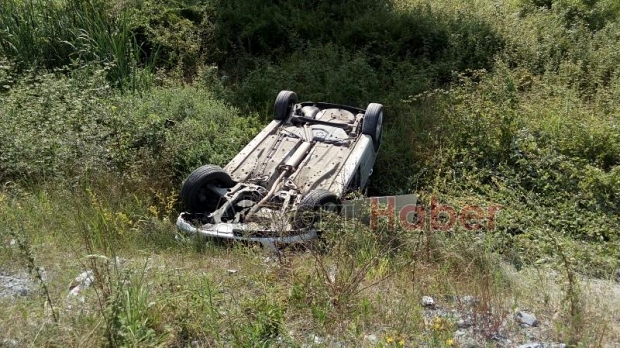 Akyazı TEM Gişelerinde Trafik Kazası