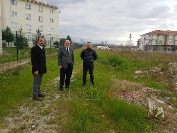  AKYAZI TSO  TOBB  OKULU İNŞAATINA İLK KAZMA VURULDU