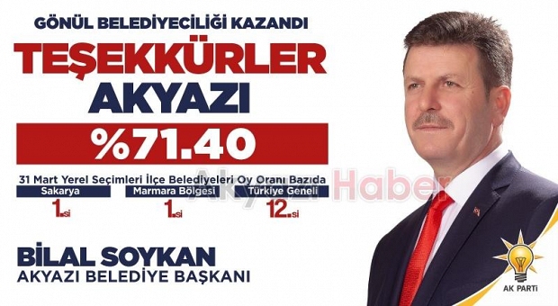 Akyazı yine Marmara birincisi