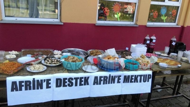 AKYAZI’DA AFRİN’E DESTEK, AFRİN’E MEKTUP  PROJESİ