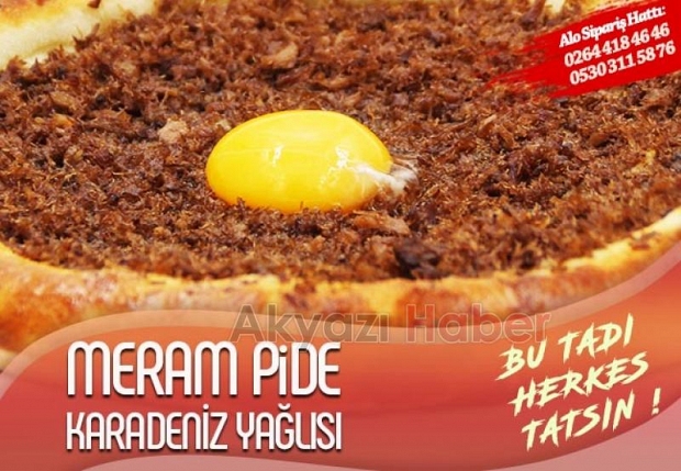 Akyazıda böyle pide böyle lezzet yok