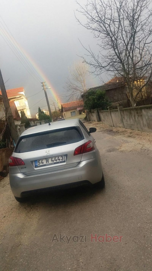 Akyazı’da Gökkuşağı Manzarası