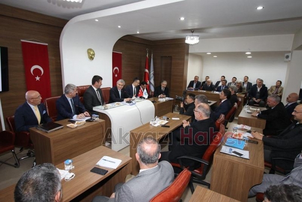 AKYAZIDA İSTİŞARE TOPLANTISI GERÇEKLEŞTİRDİ