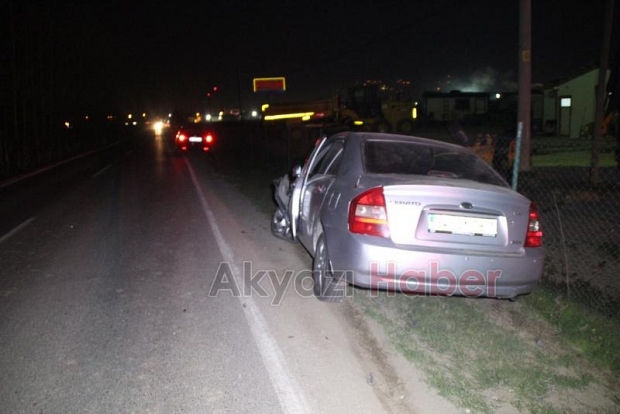 Akyazıda Trafik Kazası