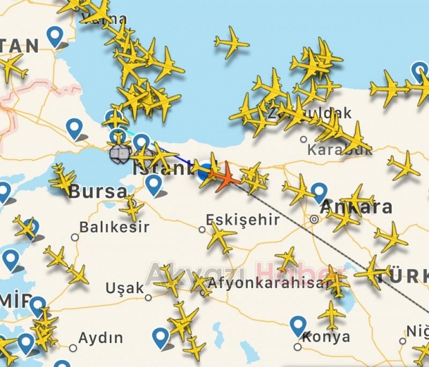 Akyazıda uçak gürültüsü arttı