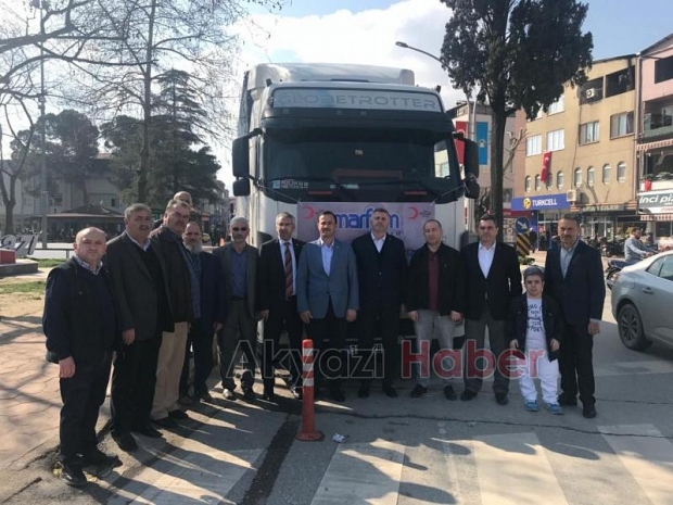 Akyazıdan İdlibe  2 Tır Gönderildi