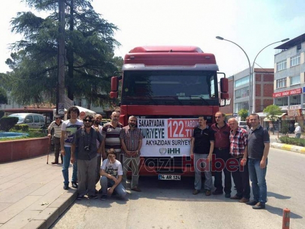 Akyazı’dan Suriye’ye Yardım TIR’ı Yola Çıktı