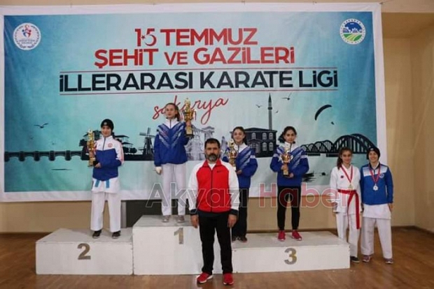   Akyazılı Karatecilerden 6 Birincilik