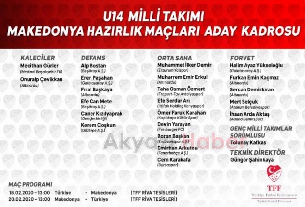 Akyazılı Özmert U14 Milli Takıma  çağrıldı