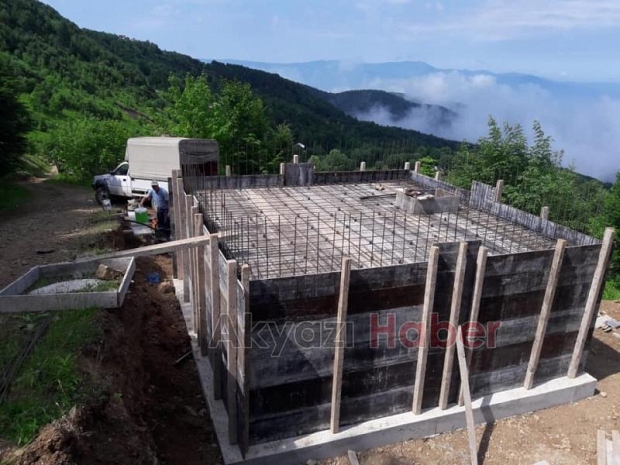 Alaağaç Yaylasına Su Deposu Yapılıyor