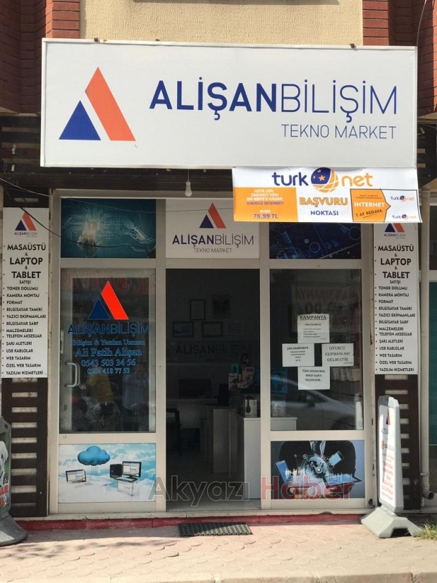 ALİŞAN BİLİŞİM TEKNO MARKET HİZMETE BAŞLADI