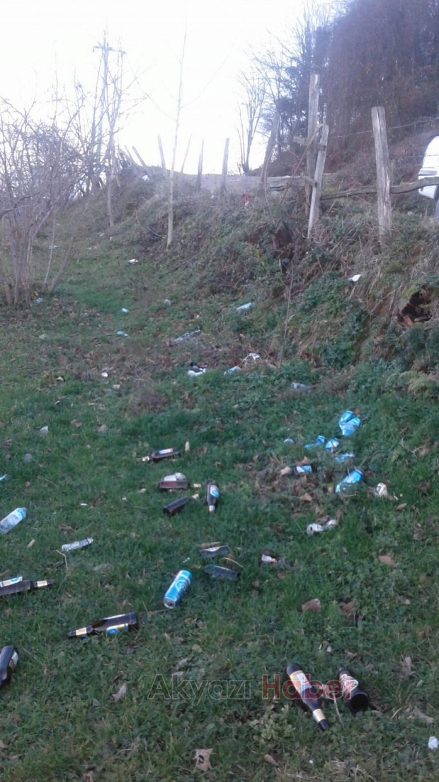 Alkol Şişeleri Çevreyi Kirletiyor