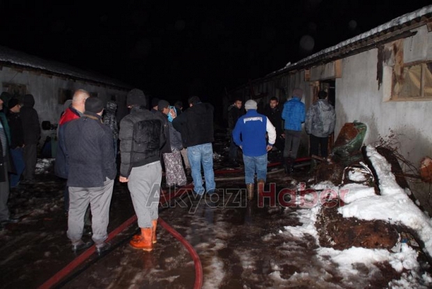 Altındere Mahallesinde Yangın