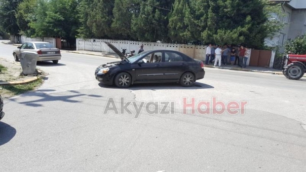 Altındere Yolunda Kaza