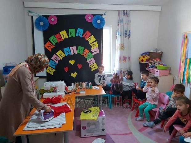 Anasınıfı öğrencilerine Meslek tanıtımı yapıldı