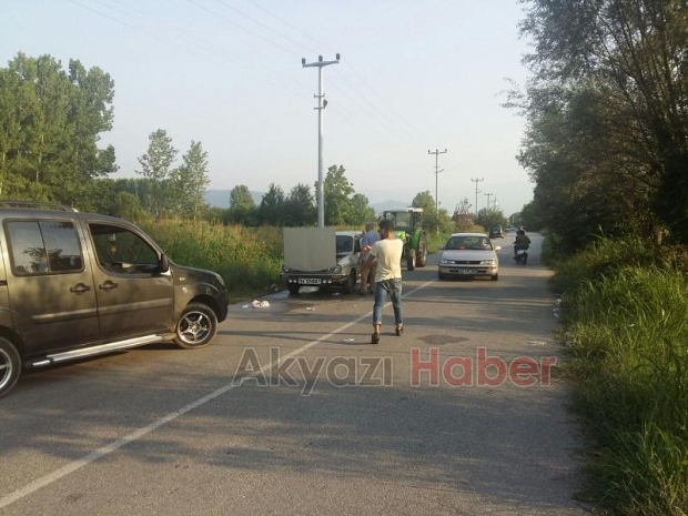 Araç Yangını Korkuttu