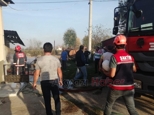 ARDiYEDE ÇIKAN YANGIN KISA SÜREDE SÖNDÜRÜLDÜ
