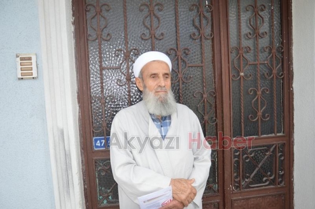 Asım Safitürkün emekli maaşı teslim edildi