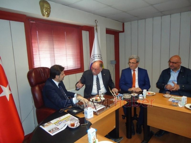 Ayhan Sefer Üstün den ATSO ya Ziyaret