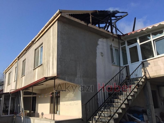 Bacadan çıkan yangın korkuttu