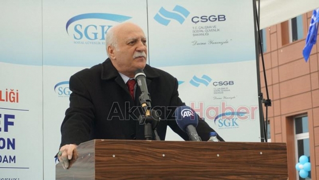 Bakan Fakıbaba, Sgk Hizmet Binası Açılışına Katıldı