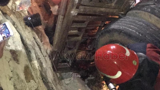 İnanılmaz kaza, 1,5 saatte kurtarıldı