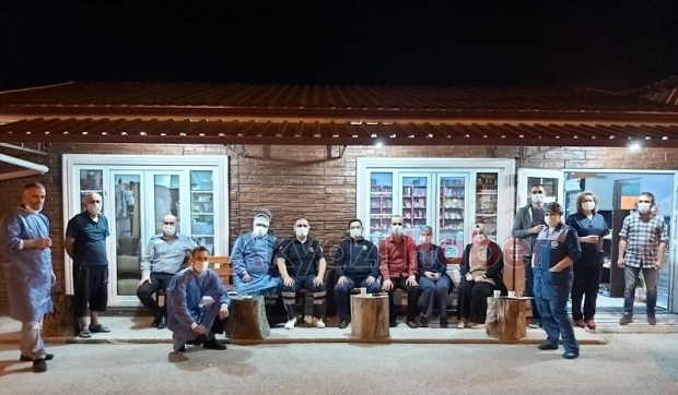 Başhekimden personele moral ziyareti