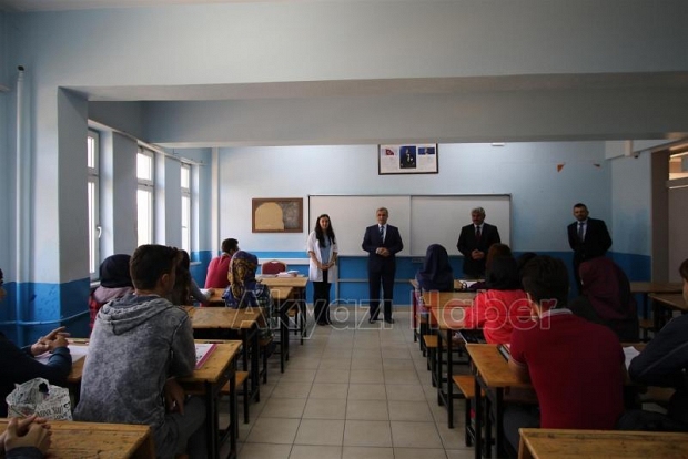 Başkan Akcandan Ahi Evran Meslek Lisesine Ziyaret