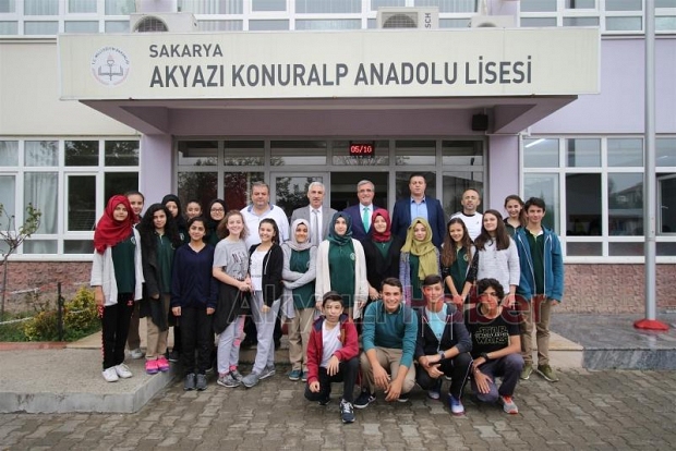  BAŞKANDAN KONURALP ANADOLU LİSESİNE ZİYARET
