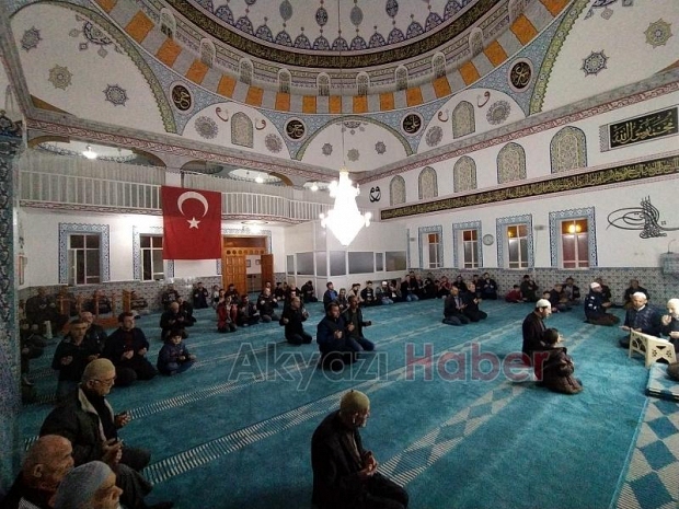 Batakköy Camiinde okuma yapıldı