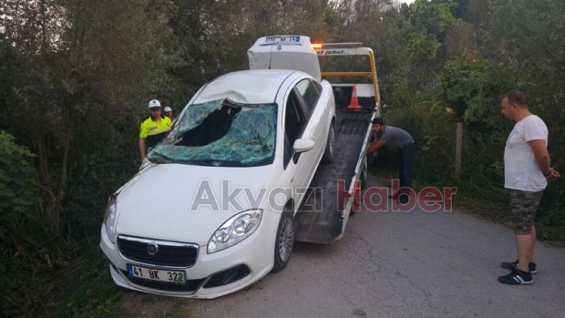 Batakköy Civitler Yolunda Kaza