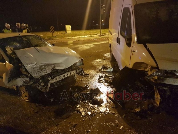 Batakköy Kavşağında Kaza