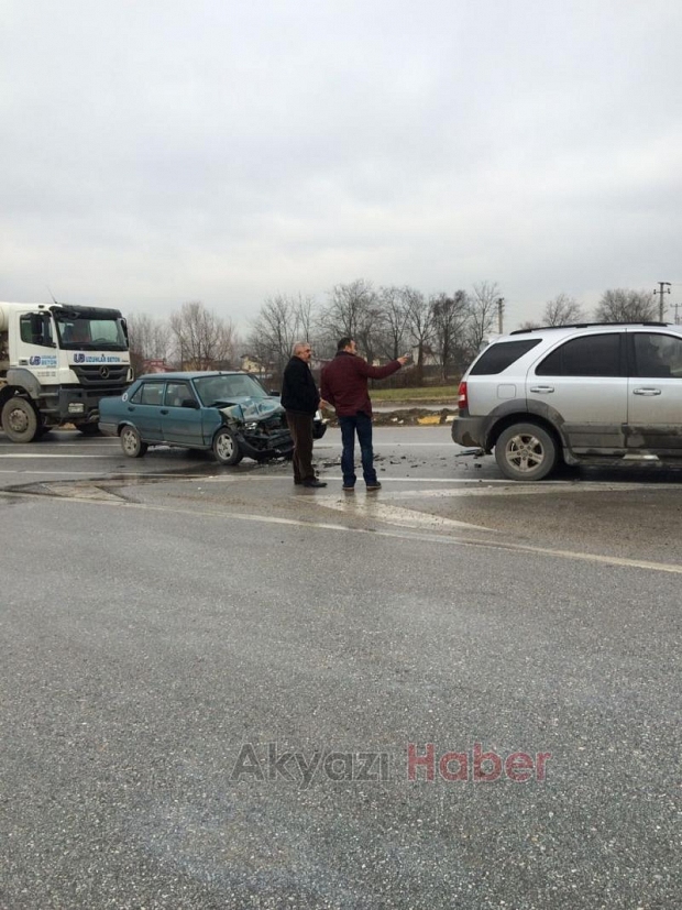  Batakköy Kavşağında Kaza