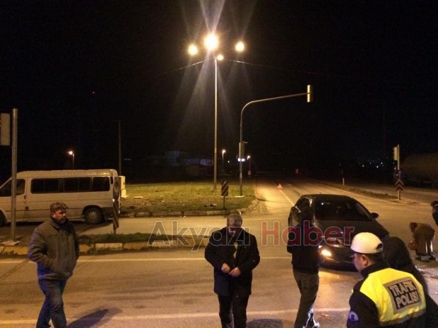 Batakköy Kavşağında Trafik Kazası