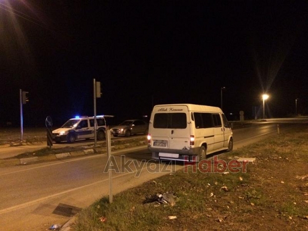 Batakköy Kavşağında Trafik Kazası