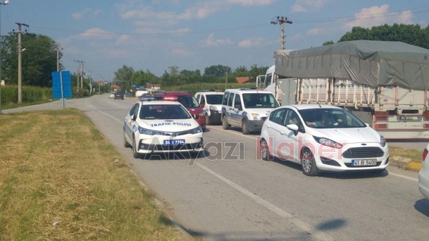 Batakköy Kavşağında Trafik Kazası