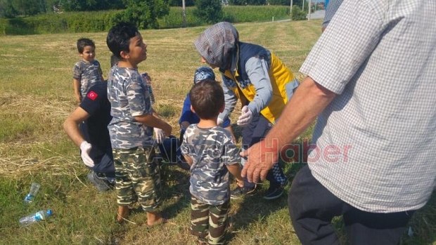 Batakköy Kavşağında Trafik Kazası