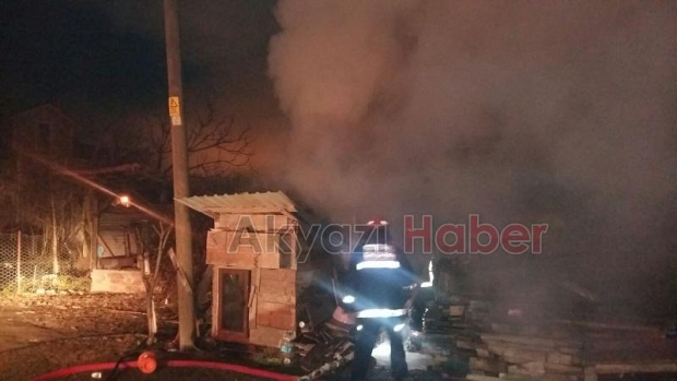 Batakköy Mahallesi’nde Yangın