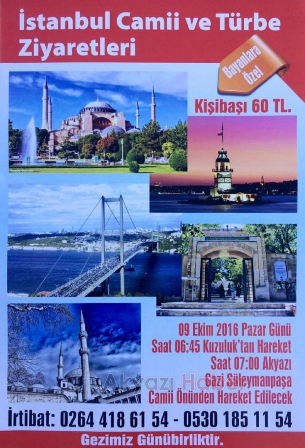 Bayanlara Özel Kültür Gezileri