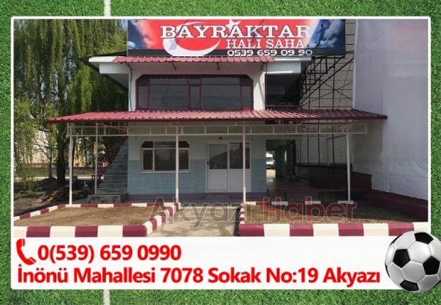 Bayraktar Halı Saha Yenilenen Yüzüyle Hizmetinizde