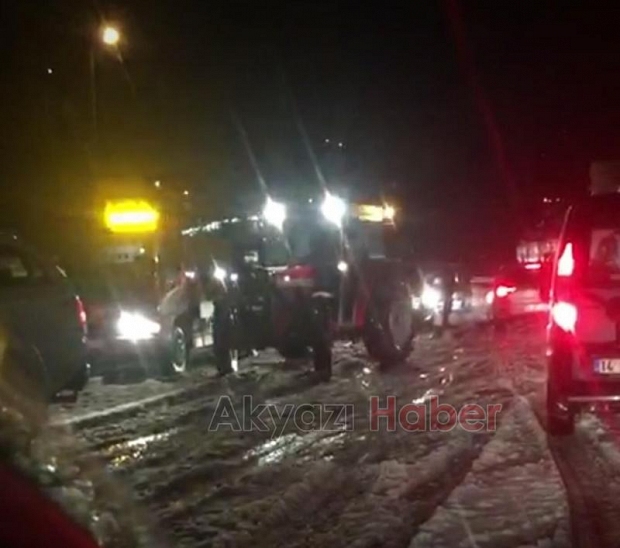 Beldibi'nde kar geçit vermedi