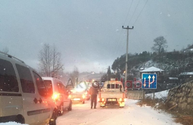 Beldibi'nde kar geçit vermedi