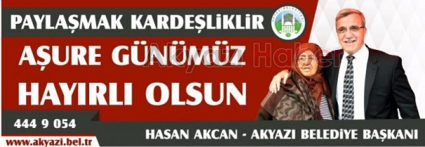 BELEDİYE’DEN AŞURE’YE DAVET