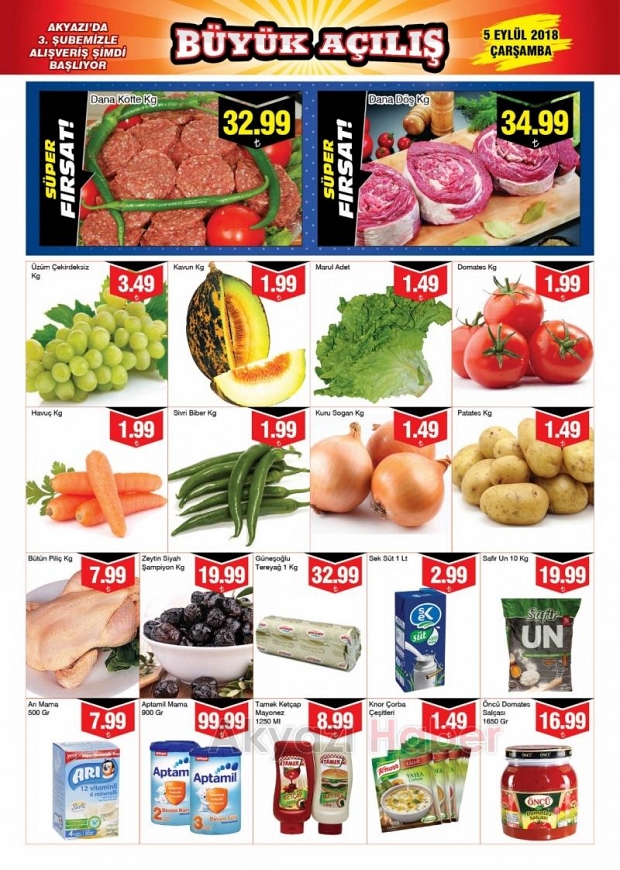 Beş Kardeşler Marketin 3. Şubesi Dualarla Açıldı